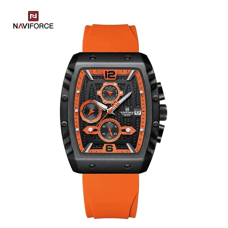 Reloj Naviforce Quartz Chronograph Naranja 8025